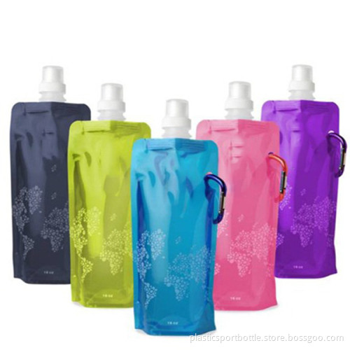 BPA Free Food Grade High Quality Foldable Portable Bottle